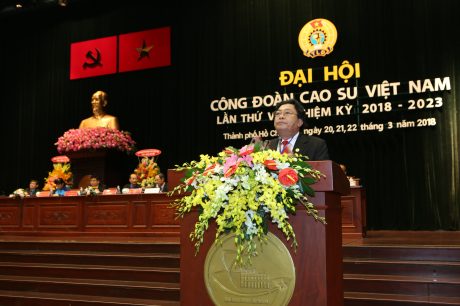 Khai mạc Đại hội Công đoàn Cao su VN lần VIII